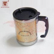 云锦工艺品定制之杯锦套盒